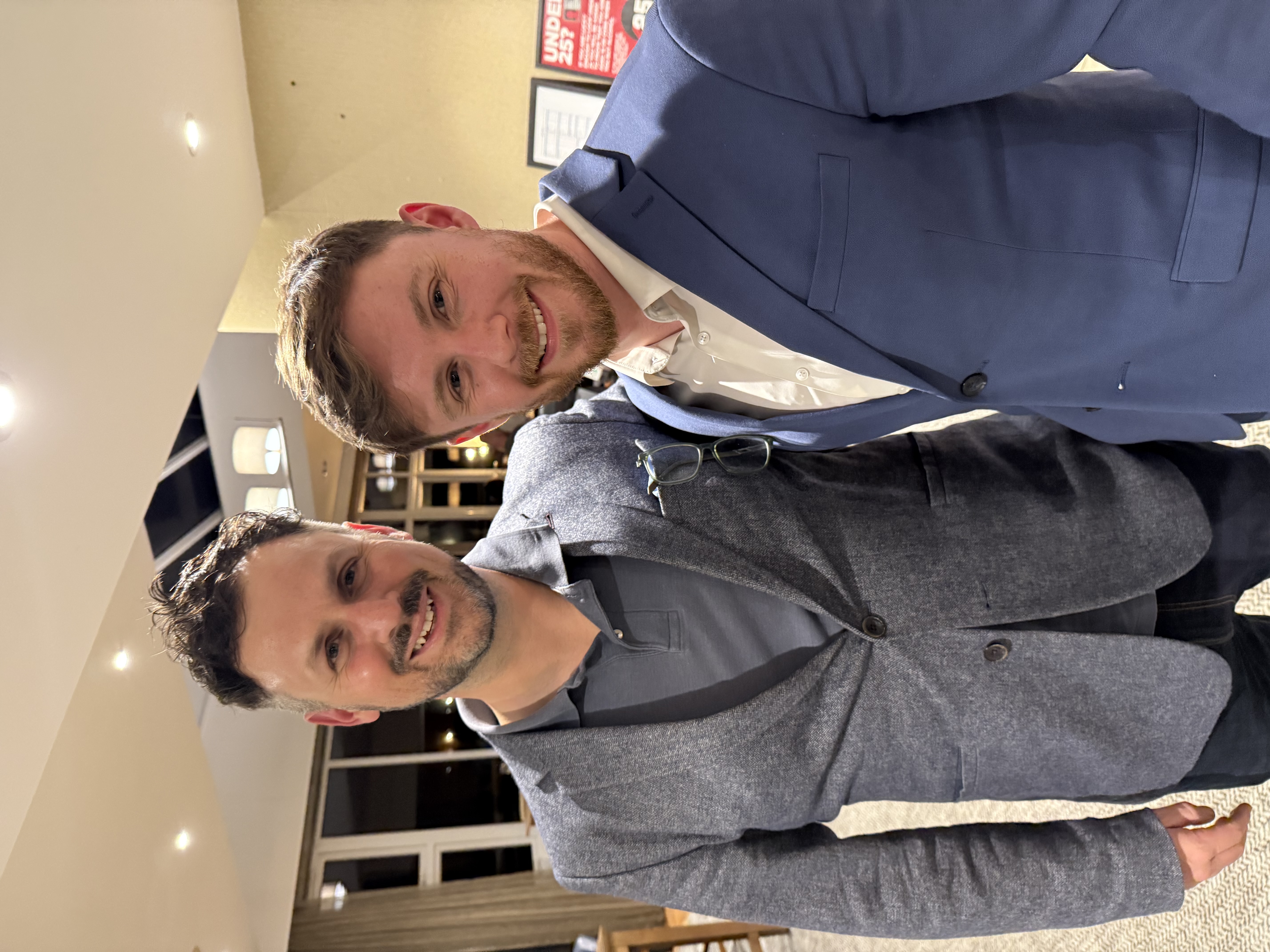 Lewis Hunter with Kevin Quantum