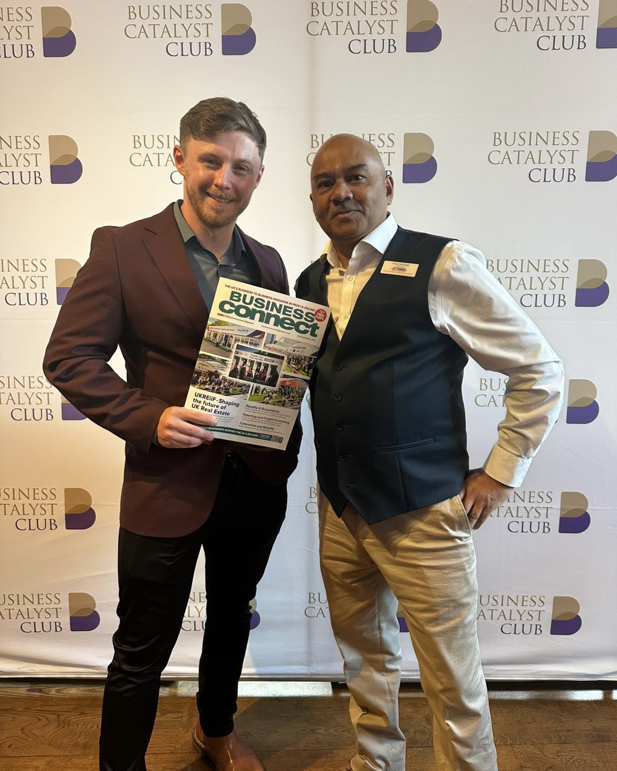 Lewis Hunter with Paul Mirage
